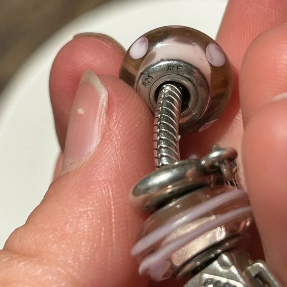 Pandora charm bracelet with charms - Picture 8 of 11